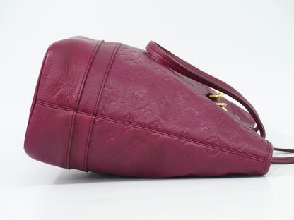 LOUIS VUITTON シタディン PM モノグラム アンプラント レザー ショルダーバッグ オロール M94049