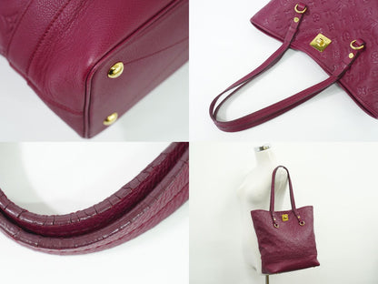 LOUIS VUITTON シタディン PM モノグラム アンプラント レザー ショルダーバッグ オロール M94049