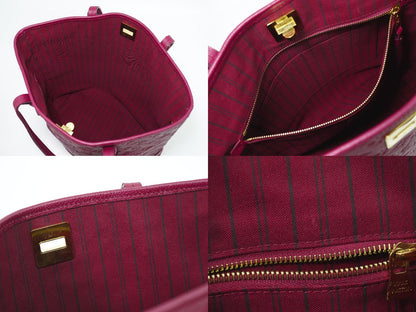 LOUIS VUITTON シタディン PM モノグラム アンプラント レザー ショルダーバッグ オロール M94049