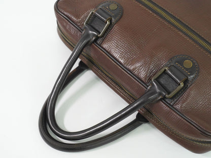 LOUIS VUITTON ユーロン ユタ レザー ビジネスバッグ カフェ M92532