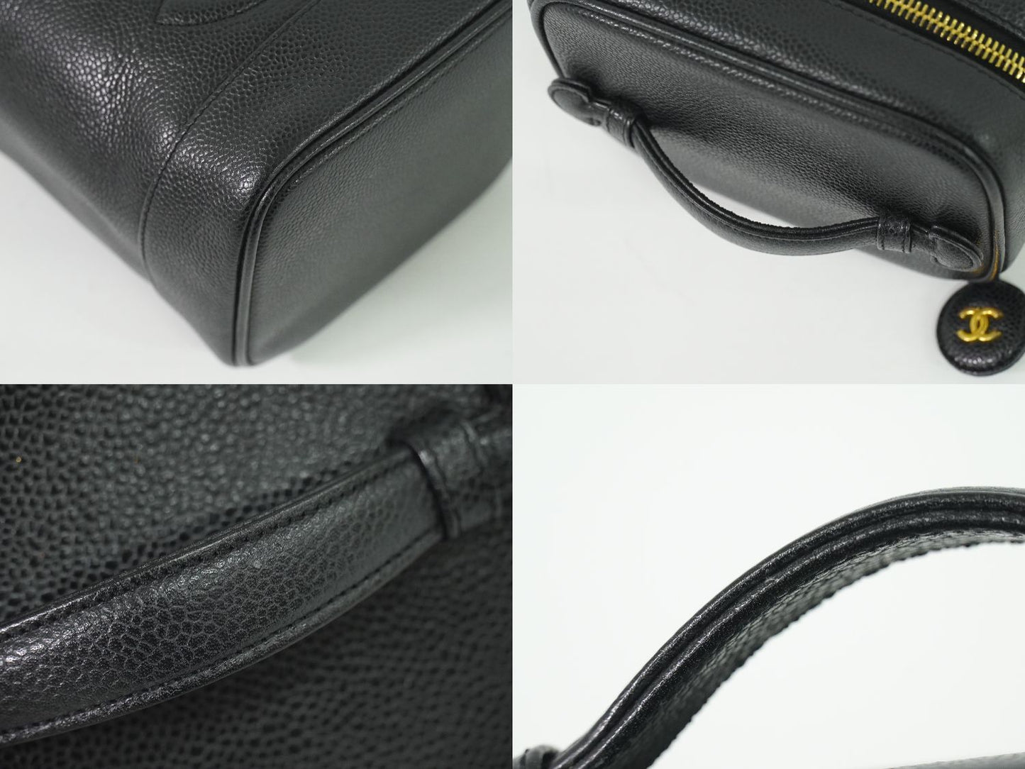 CHANEL ココマーク バニティバッグ ブラック