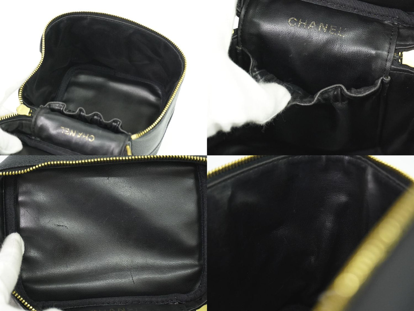 CHANEL ココマーク バニティバッグ ブラック