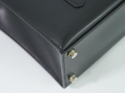 HERMES リン ウォッチ ショルダーバッグ □C刻 ブラック