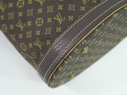LOUIS VUITTON バケット PM モノグラム ミニラン ショルダーバッグ エベヌ M95226