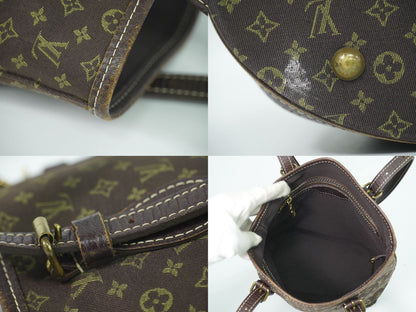 LOUIS VUITTON バケット PM モノグラム ミニラン ショルダーバッグ エベヌ M95226