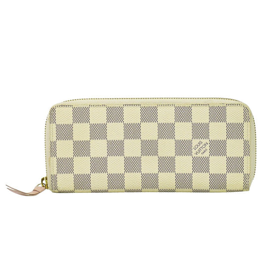 LOUIS VUITTON ポルトフォイユ クレマンス ダミエ アズール 長財布 N61264