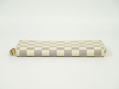 LOUIS VUITTON ポルトフォイユ クレマンス ダミエ アズール 長財布 N61264