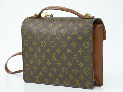 LOUIS VUITTON モンソー モノグラム 2WAY ショルダーバッグ M51185