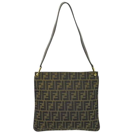 FENDI ズッカ ショルダーバッグ ブラウン