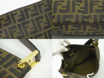 FENDI ズッカ ショルダーバッグ ブラウン
