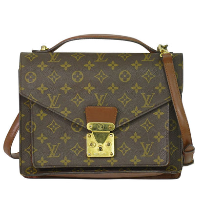 LOUIS VUITTON モンソー モノグラム 2WAY ショルダーバッグ M51185
