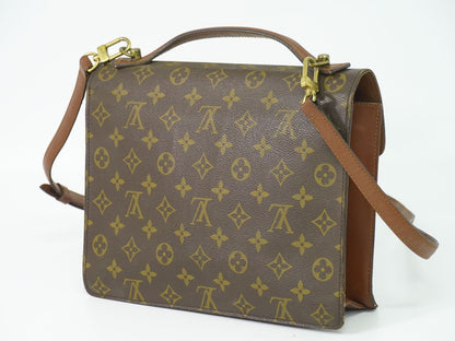 LOUIS VUITTON モンソー モノグラム 2WAY ショルダーバッグ M51185