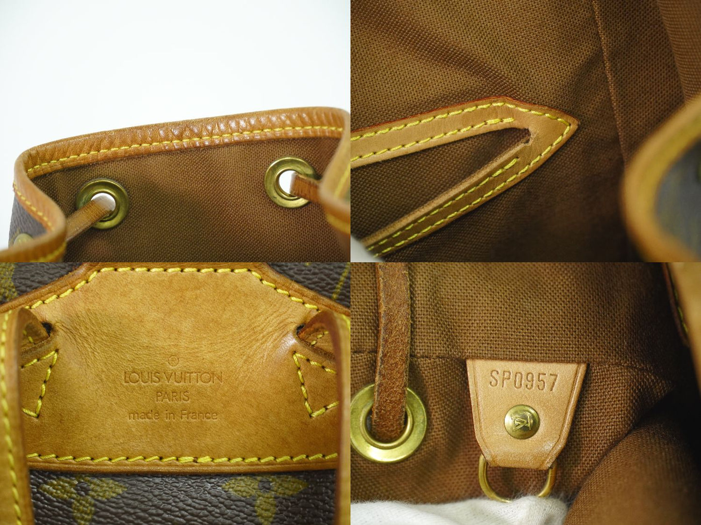 LOUIS VUITTON モンスリ MM リュックサック モノグラム M51136
