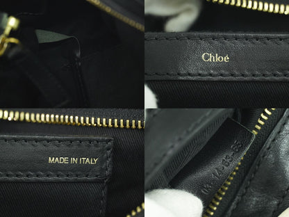 Chloe リトルアリス 2WAY ショルダーバッグ クリーム ブラック