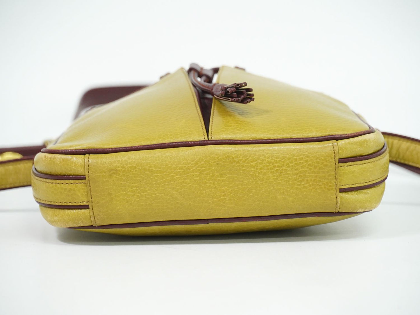 Cartier マストライン ショルダーバッグ マスタードイエロー