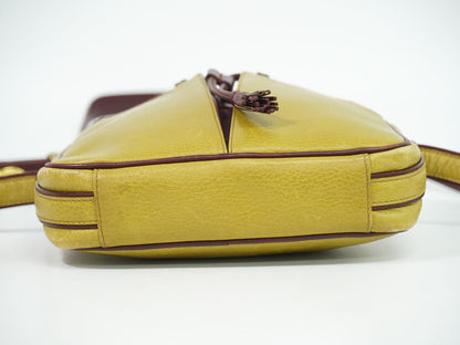 Cartier マストライン ショルダーバッグ マスタードイエロー