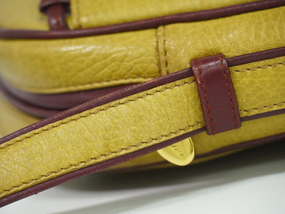 Cartier マストライン ショルダーバッグ マスタードイエロー