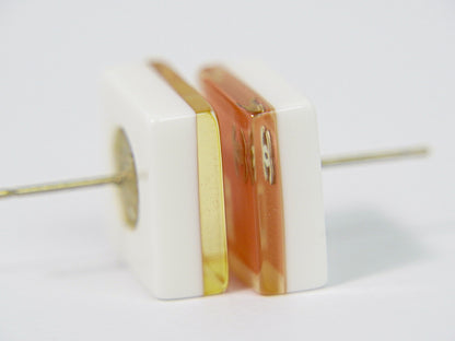 CHANEL ココマーク ラインストーン ピアス プラスチック GP ピンク