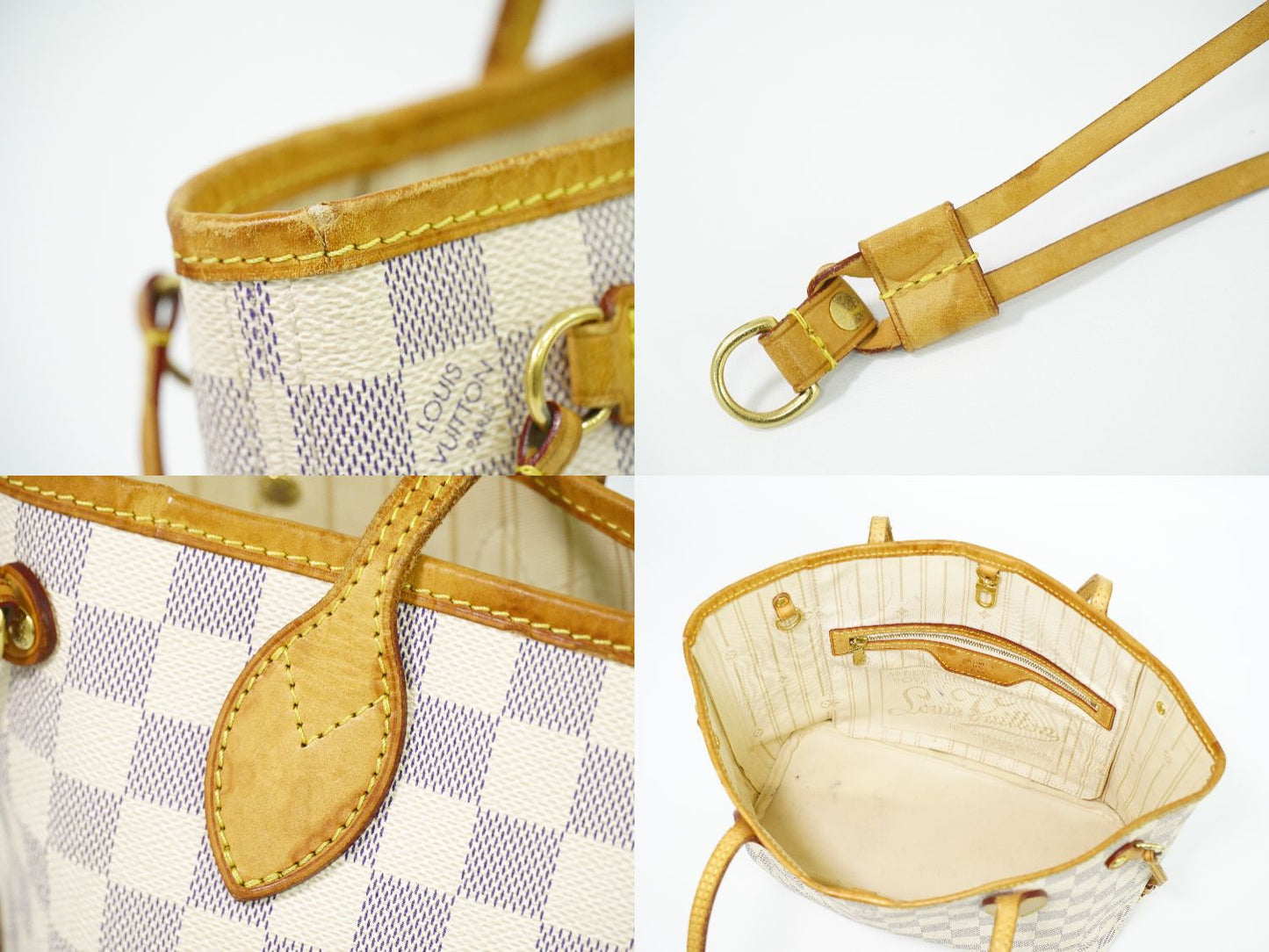 LOUIS VUITTON 旧型 ネヴァーフル PM ダミエ アズール トートバッグ N51110