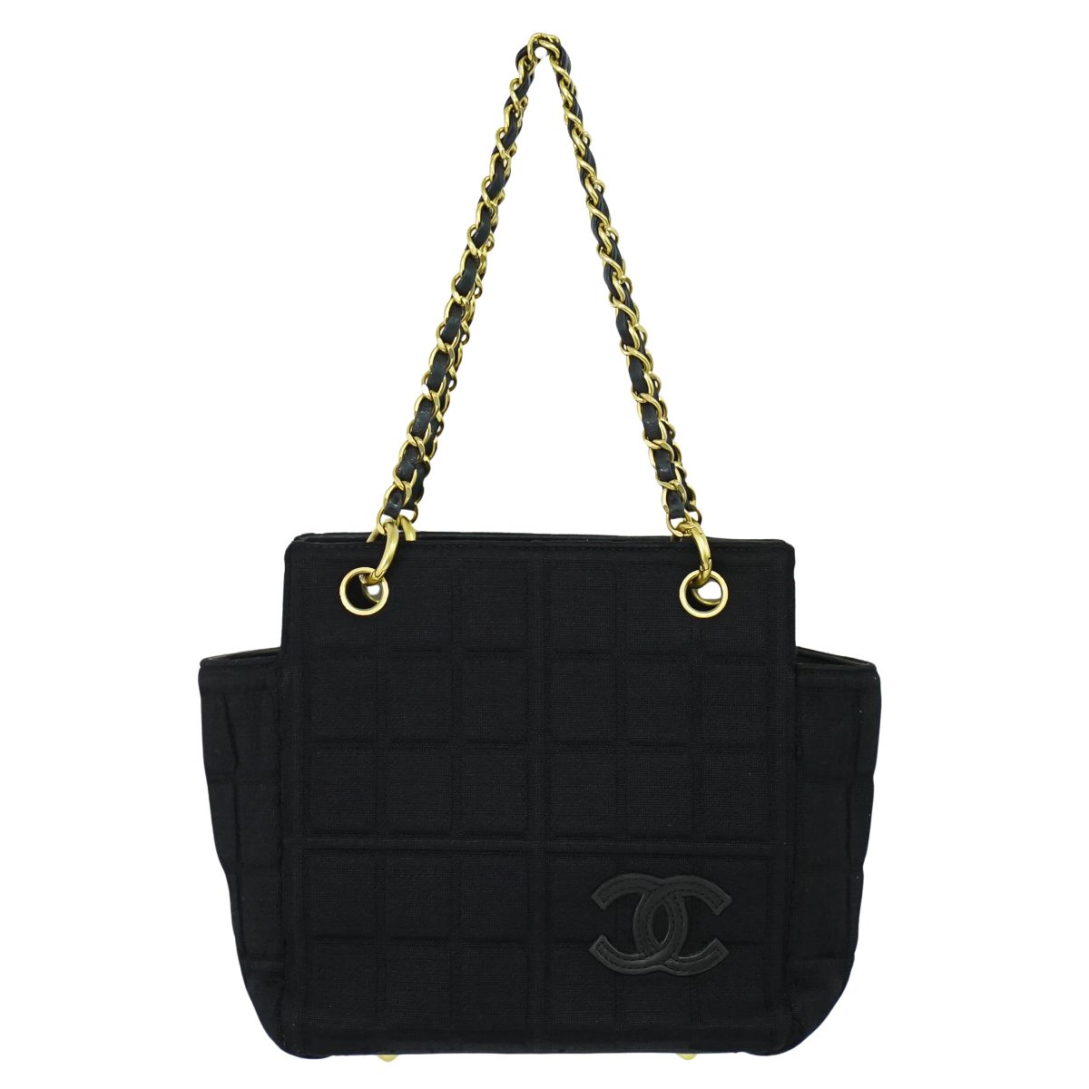 CHANEL チョコバー ショルダーバッグ ブラック