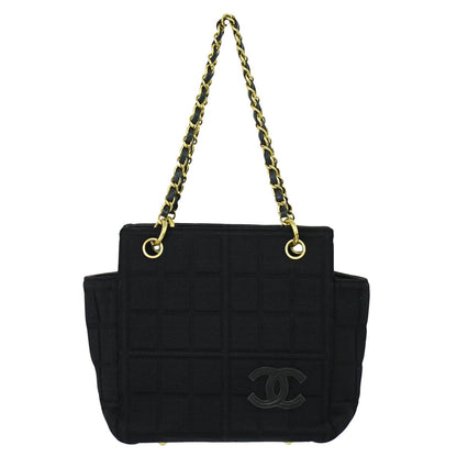 CHANEL チョコバー ショルダーバッグ ブラック