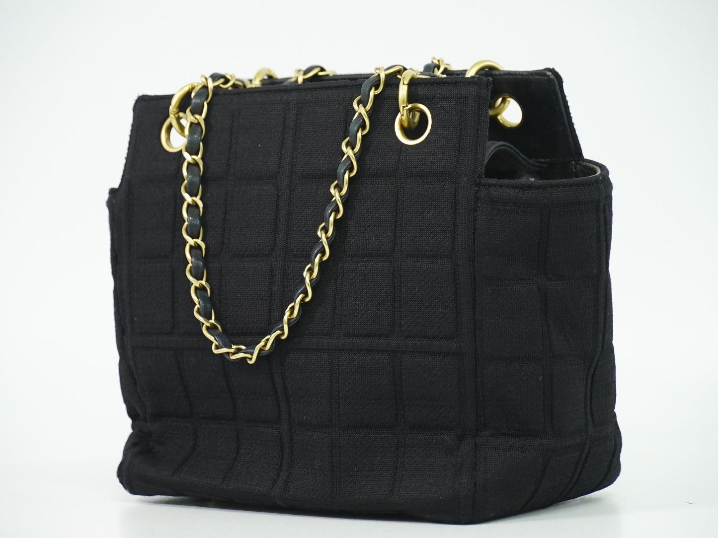 CHANEL チョコバー ショルダーバッグ ブラック