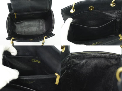 CHANEL チョコバー ショルダーバッグ ブラック