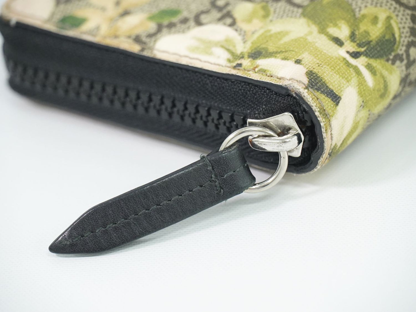 GUCCI GGブルームス 長財布 ブラウン グリーン 408665