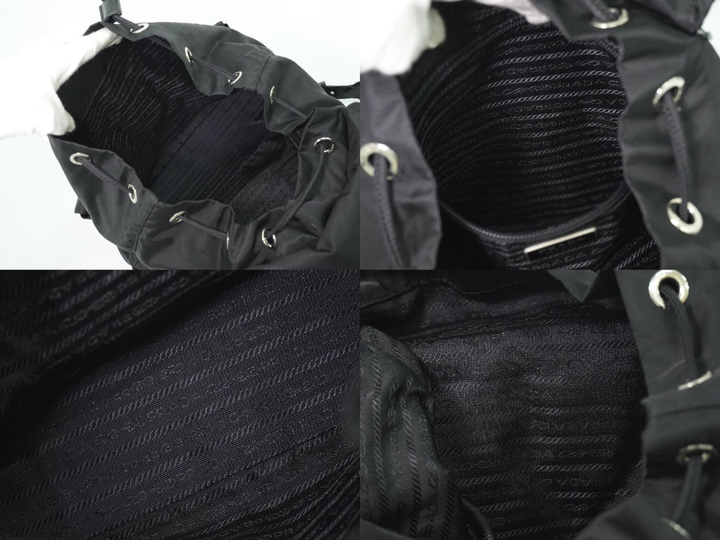 PRADA ヴェラ リュックサック ブラック BZ2811