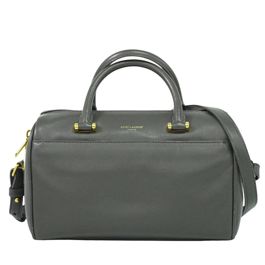 SAINT LAURENT ベイビーダッフル 2WAY ショルダーバッグ グレー 533481