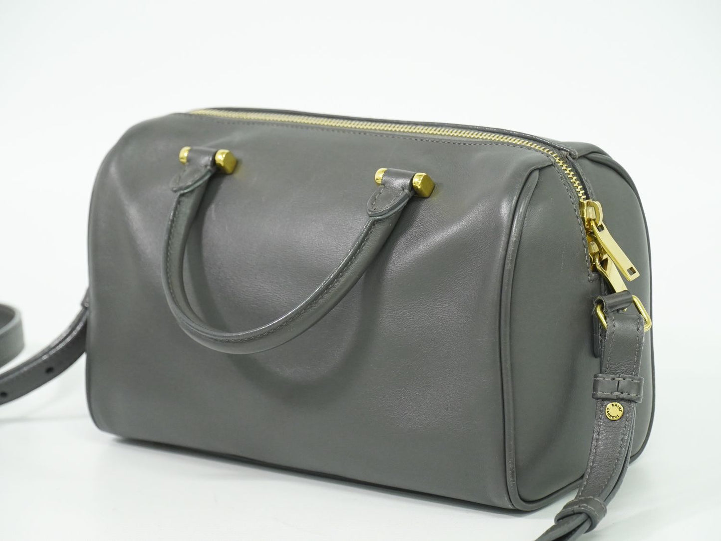 SAINT LAURENT ベイビーダッフル 2WAY ショルダーバッグ グレー 533481