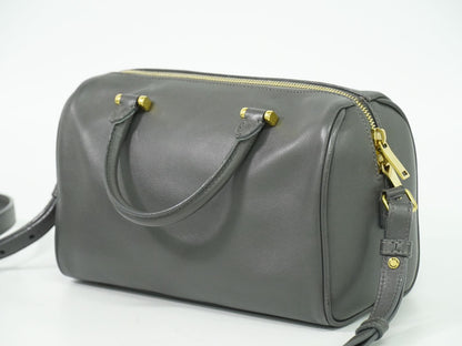 SAINT LAURENT ベイビーダッフル 2WAY ショルダーバッグ グレー 533481