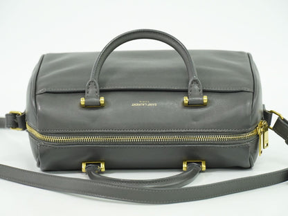 SAINT LAURENT ベイビーダッフル 2WAY ショルダーバッグ グレー 533481