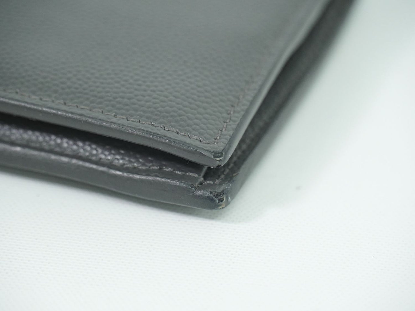 SAINT LAURENT 折財布 グレー 396303