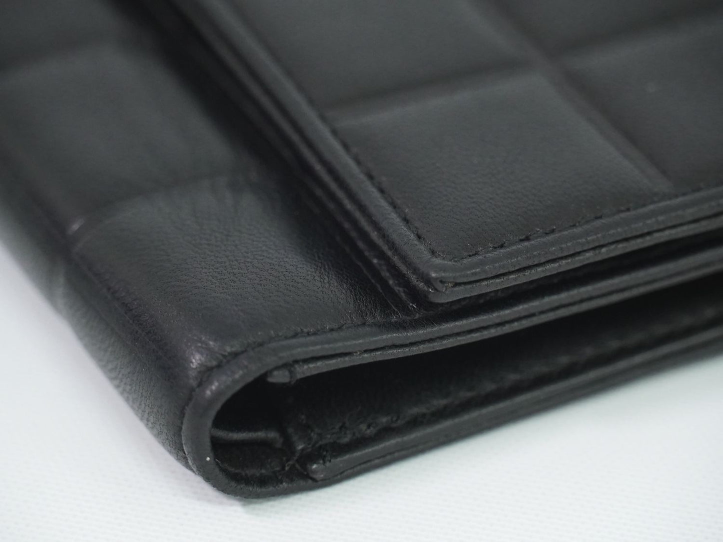 CHANEL チョコバー 長財布 ブラック