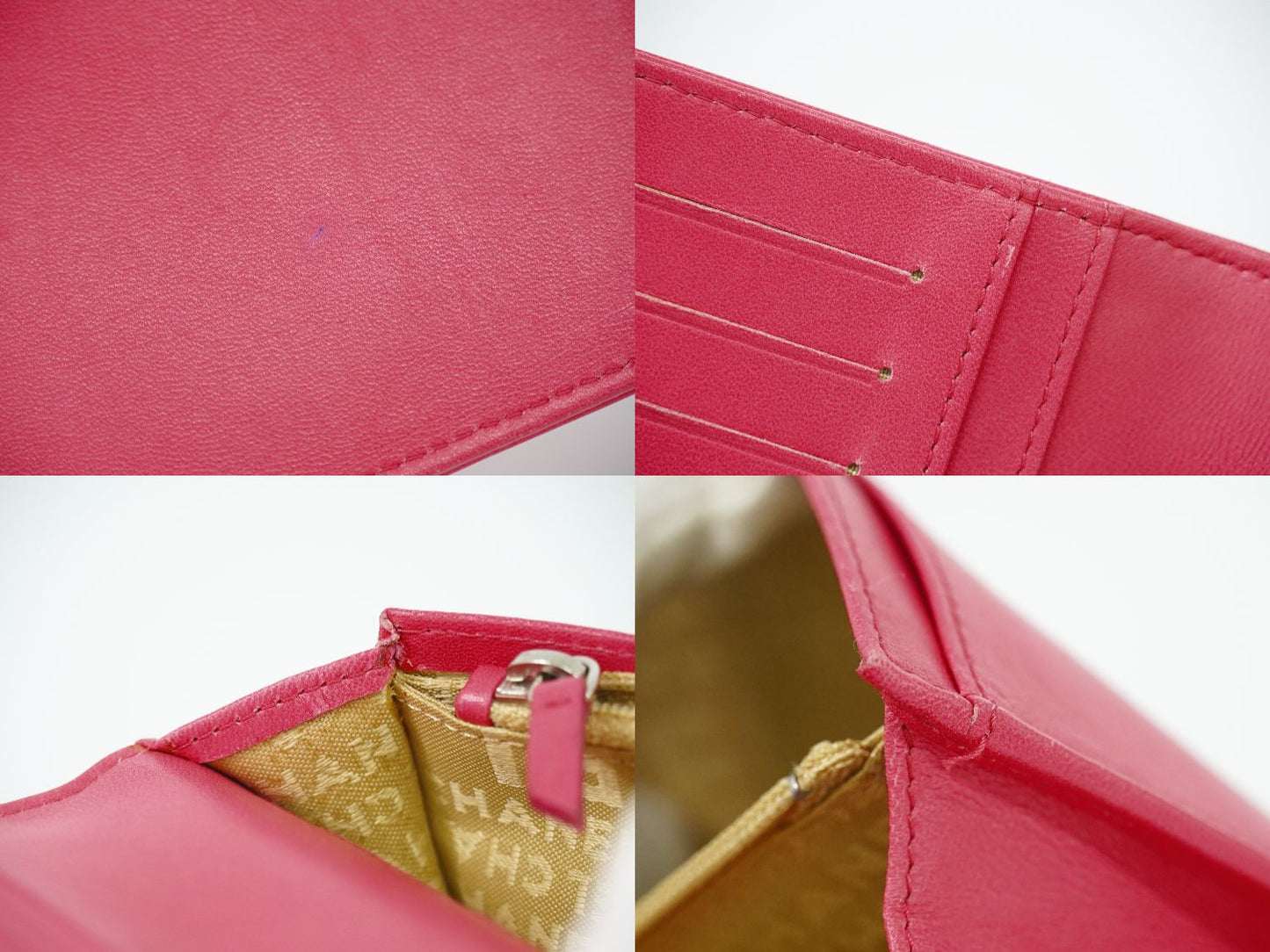 CHANEL ココマーク アイコンライン 長財布 ピンク