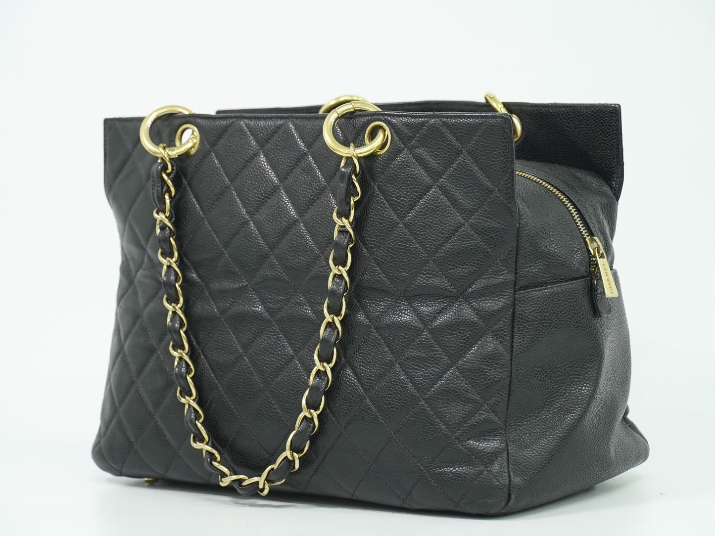 CHANEL ココマーク マトラッセ ショルダーバッグ ブラック