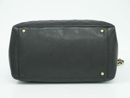 CHANEL ココマーク マトラッセ ショルダーバッグ ブラック