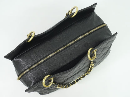 CHANEL ココマーク マトラッセ ショルダーバッグ ブラック