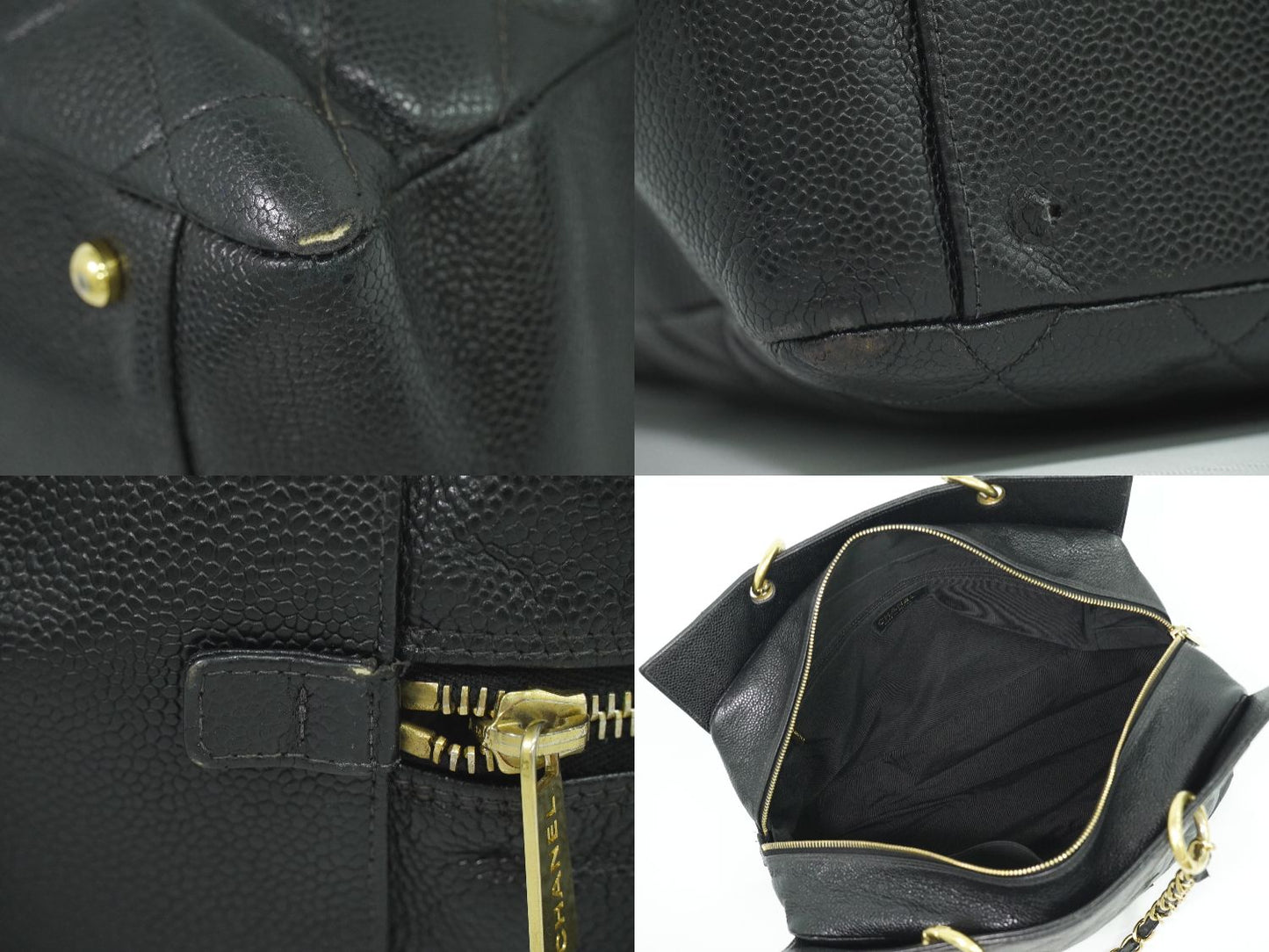 CHANEL ココマーク マトラッセ ショルダーバッグ ブラック