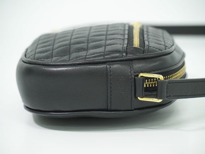 CELINE Cチャーム ショルダーバッグ ブラック