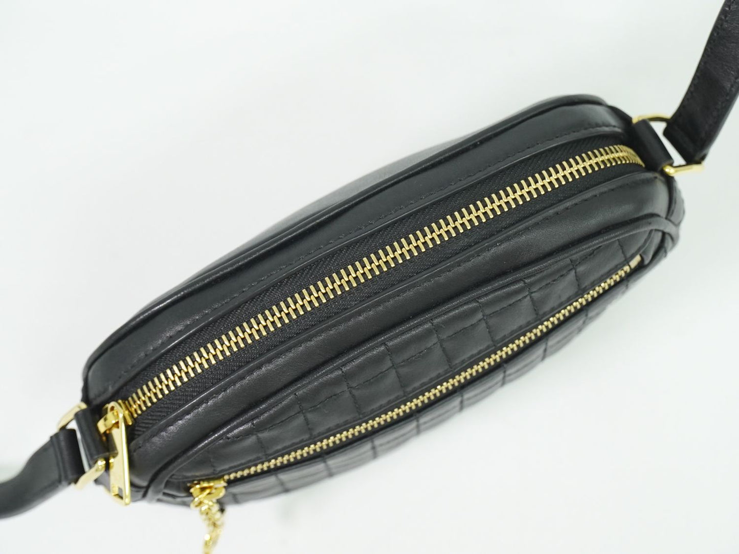 CELINE Cチャーム ショルダーバッグ ブラック