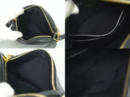 CELINE Cチャーム ショルダーバッグ ブラック