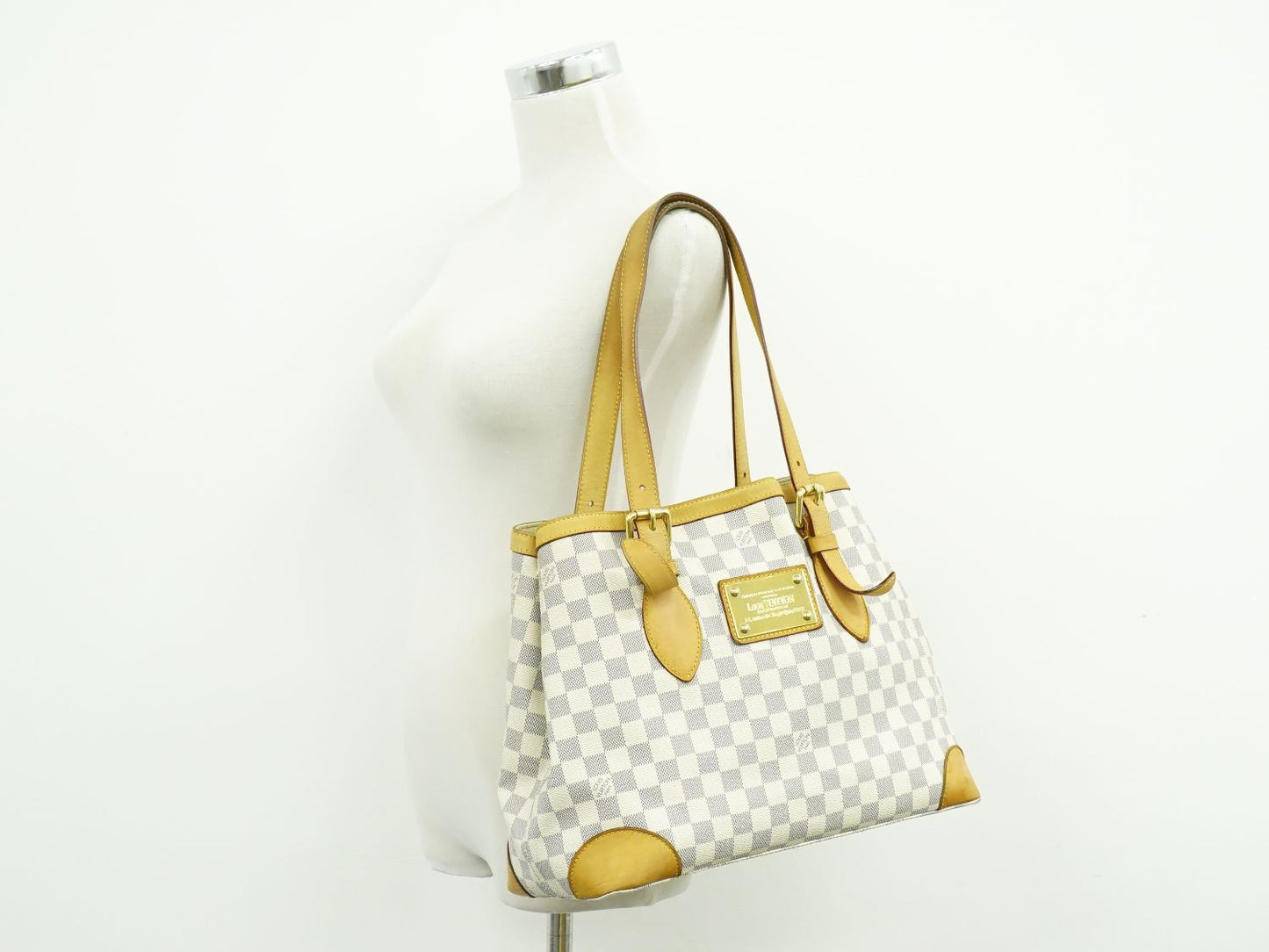 LOUIS VUITTON ハムステッド MM ダミエ アズール トートバッグ N51206