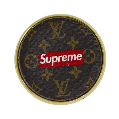 LOUIS VUITTON LV × シュプリーム Supreme ピンバッチ モノグラム MP2076