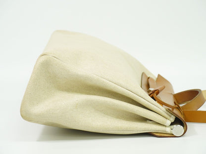 HERMES エールバッグ MM 2WAY ショルダーバッグ ベージュ ブラウン