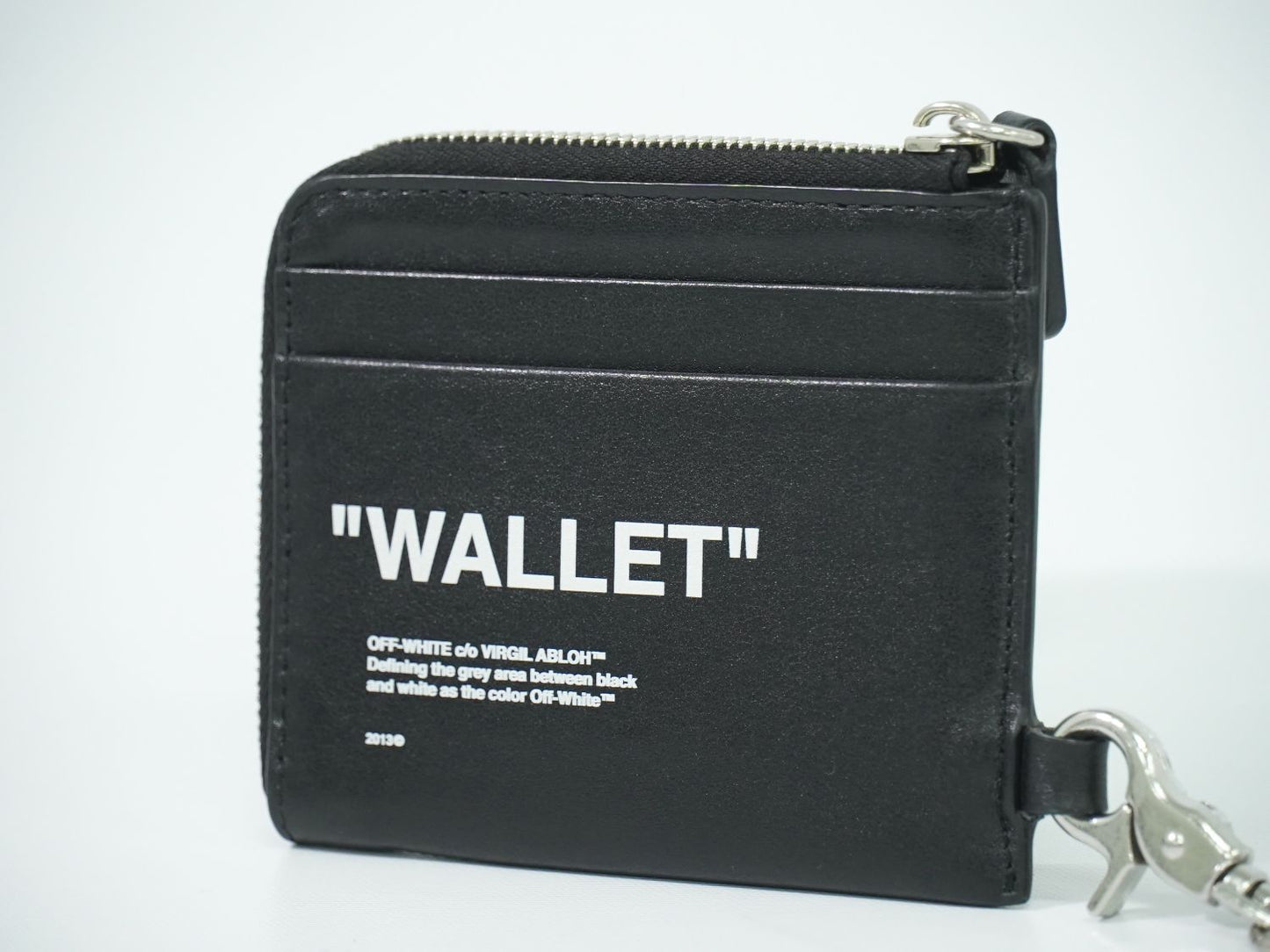 OFF-WHITE チェーン付き コインケース ブラック