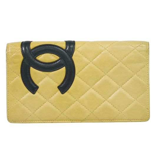 CHANEL ココマーク カンボンライン 長財布 ベージュ