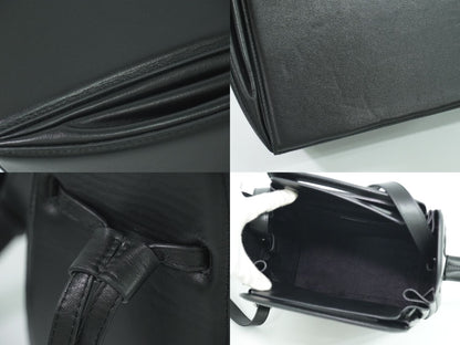 AMI PARIS アコーディオン 2WAY ショルダーバッグ ブラック