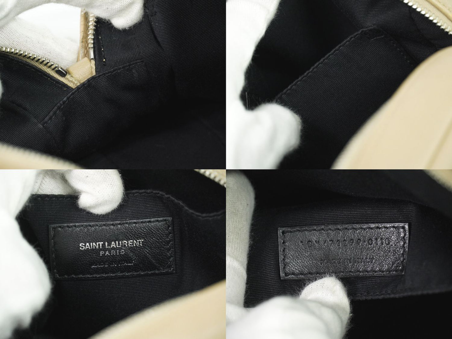 SAINT LAURENT ルー ショルダーバッグ ベージュ 470299